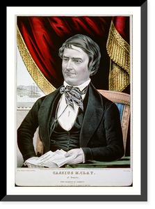 Historic Framed Print, Cassius M. Clay of Kentucky: The champion of liberty,  17-7/8" x 21-7/8"