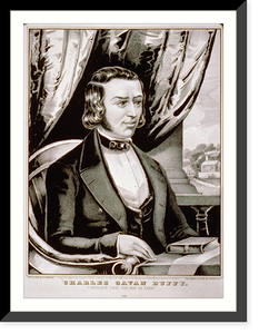 Historic Framed Print, Charles Gavan Duffy: Educate that you may be free"",  17-7/8" x 21-7/8"