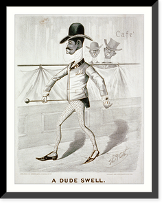 Historic Framed Print, Dude swell,  17-7/8" x 21-7/8"