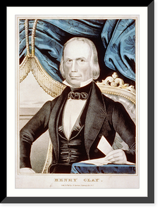 Historic Framed Print, Henry Clay - 7,  17-7/8" x 21-7/8"