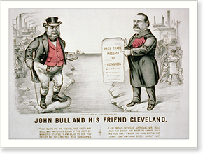 Antique Photo Print - Cleveland - John Bull and his friend