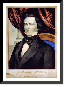 Vintage Americana Print - John C. Breckinridge