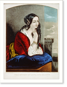 Historic Photo Print - Queen of love and beauty - Historic Wall Art Gift