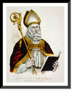 Vintage Photo Print - St. Patrick.San Paticio - Vintage Wall Art Gift