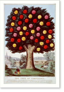 Historic Photo Print - The tree of temperance - Framed Wall Art Gift (2)