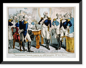 Washington taking leave of the officers of his army: at Francis's Tavern, Broad Street, New York, Decr. 4th. 1783 - 2 Classic, Antique Print