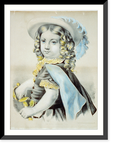 Historic Framed Print, The young cavalier,  17-7/8" x 21-7/8"