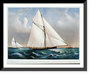 Cutter Genesta, R.Y.S, Antique Print