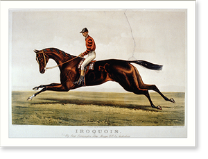 Vintage Americana Print - Iroquois: by imp - Framed Wall Art Gift Idea
