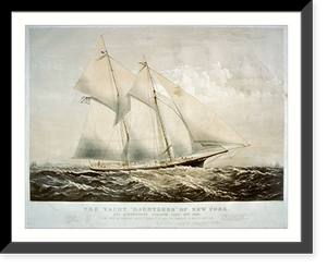 The yacht Dauntless" of New York: off Queenstown Ireland July 13th. 1869", Antique Poster