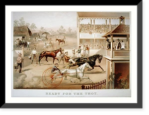 Ready for the trot: bring up your horse!"" - 2, Vintage Print
