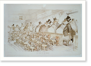 Black & White Photo - The Bosses of the Senate - Vintage Wall Art Gift