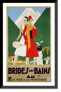 En Savioe Brides les Bains. Ob&eacute;sit&eacute;, foie. La mer &agrave; la montagne Classic, Antique Print