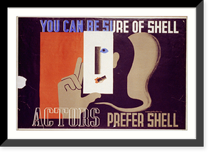 You can be sure of Shell. Actors prefer Shell Classic, Vintage Print