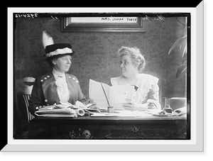 Historic Framed Print, Mrs. C.E. Griffin and Mrs. Jullian Heath - 2,  17-7/8" x 21-7/8"