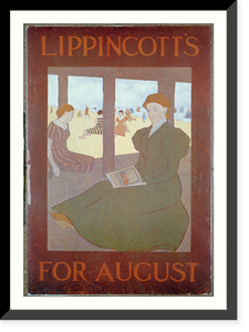 Historic Framed Print, Lippincott's for August - 2,  17-7/8" x 21-7/8"
