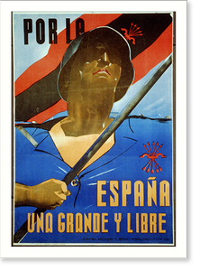 Black & White Photo - Por la España, una grande y libre