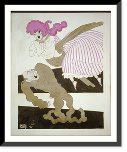 Historic Framed Print, Miss Doris Keane and Mr. Leon Errol,  17-7/8" x 21-7/8"
