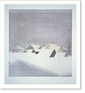 Historic Photo Print - Snow light.Wanda Miller Matthews