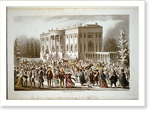 Antique Architecture - White House - President's Levee (2)