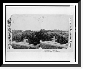 Soldiers National Cemetery. No. 743.photographed by W.H. Tipton. Classic, Historic Print