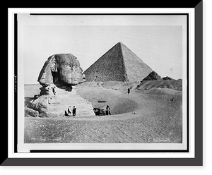 Historic Framed Print, Sphinx [...].E. Bechard. - 2,  17-7/8" x 21-7/8"