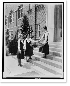 Vintage Photo Print - St. Louis - Welcome freshmen