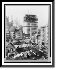 Woolworth bldg. iron work, made April 4th, 1912 - 2, Historic Print