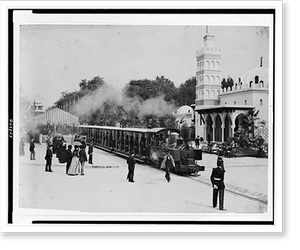 Historic Railroad - Railroads & Depots - Railroad train, 1889