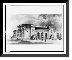 Plan for front of Pan American Union Building, Washington, D.C..Geo. A. Neiman(?), Historic Print