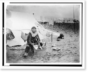 Vintage Photo Print - Squaw wanted.Goetze - Antique Wall Decor Print