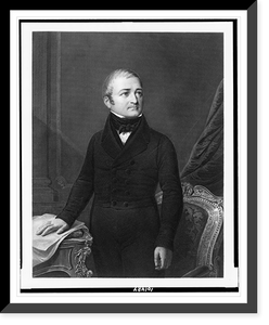 Historic Framed Print, [Adolphe Thiers, three-quarter length portrait, facing right],  17-7/8" x 21-7/8"