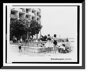 Historic Framed Print, Cienfuegos, Cuba,  17-7/8" x 21-7/8"