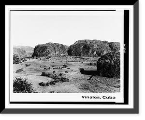 Historic Framed Print, Vi&ntilde;ales, Cuba,  17-7/8" x 21-7/8"