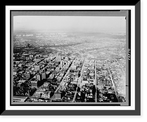 Heart of Houston, from Little Frank's balloon, Antique Print