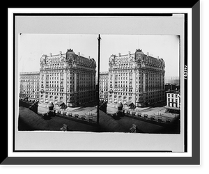 Exterior of Marie Antoinette Hotel, New York City, Vintage Print