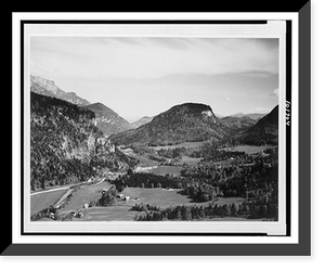 Historic Framed Print, [Bird's-eye view of Berchtesgaden, Germany],  17-7/8" x 21-7/8"