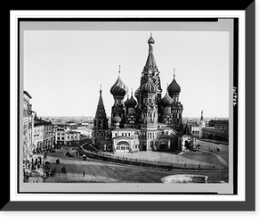 Historic Framed Print, [St. Basil Cathedral, Moscow, Russia],  17-7/8" x 21-7/8"