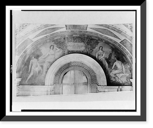 Mural, Joy and Memory, by Henry O. Walker, in the Jefferson Building, Library of Congress - 2, Historic Reproduction