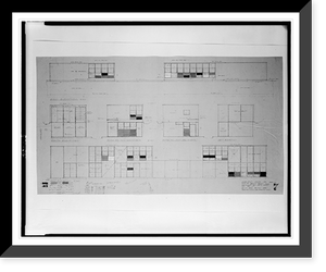 Historic Framed Print, Case Study House No. 8. House for Charles Eames, owner, 203 Chautauqua Blvd., West Los Angeles, lot 1, tract 13251.Kenneth Acker, architect C-408 ; Mackintosh & Mackintosh, consulting engrs. - 2,  17-7/8" x 21-7/8"