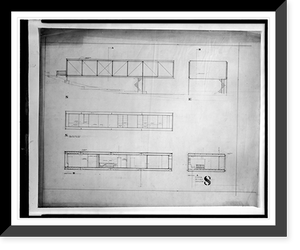 Historic Framed Print, Case Study House 8,  17-7/8" x 21-7/8"