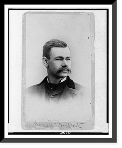 Historic Framed Print, [Herman Hollerith, head-and-shoulders portrait, facing right].G.W. Pach, photographers, New York.,  17-7/8" x 21-7/8"
