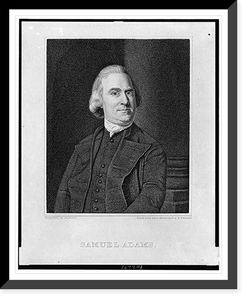 Samuel Adams.Painted by Copley ; engraved by C. Goodman & R. Piggot. Classic, Historic Print