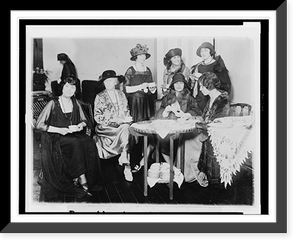 Historic Framed Print, Reception tea at the National Womens [i.e., Woman's] Party to Alice Brady, famous film star and one of the organizers of the party,  17-7/8" x 21-7/8"