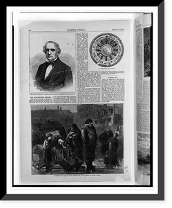 The Late Hon. Erastus Corning.photographed by E.S.M. Haines, Albany, New York. An alms basin. Turned out.drawn by Sol Eytinge, Jun., from a sketch by Thomas Worth, Historic Print