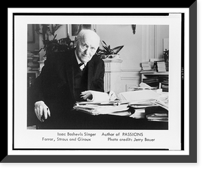 Issac Bashevis Singer, author of PassionsIsaac Bashevis Singer, author of Passions, Antique Print