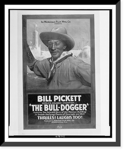 The Bull-dogger".Ritchey Lith. Corp.", Vintage Poster