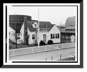 Vintage Building Photo - New York City - Model house on exhibit
