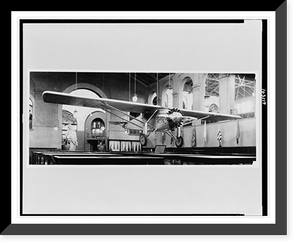 The Spirit of St. Louis displayed in the Smithsonian Institution, Washington, D.C, Historic Print