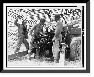 Historic Framed Print, Canopied destruction.exclusive Acme photo by Stanley Tretick, staff correspondent.,  17-7/8" x 21-7/8"